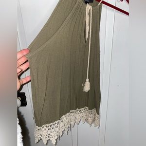 Olive Green dressy tank